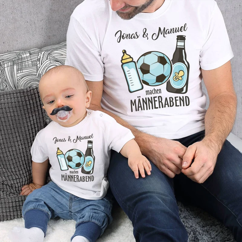Männerabend Outfit für Vater und Sohn
