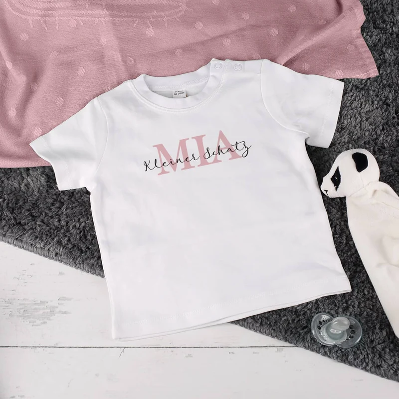 Partnershirts Vater und Kind - Papa seit - als Vatertagsgeschenk