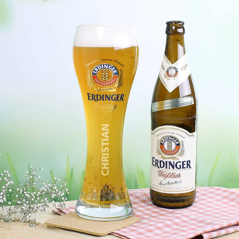 Erdinger Bier Geschenkset zum Valentinstag - Scheiß auf Valentinstag Ich liebe Dich jeden Tag