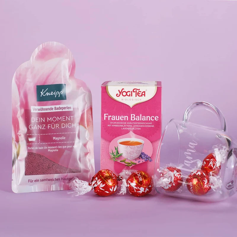 Glück ist eine Mama wie Dich zu haben - Geschenkkörbe mit verschiedenen Füllungen