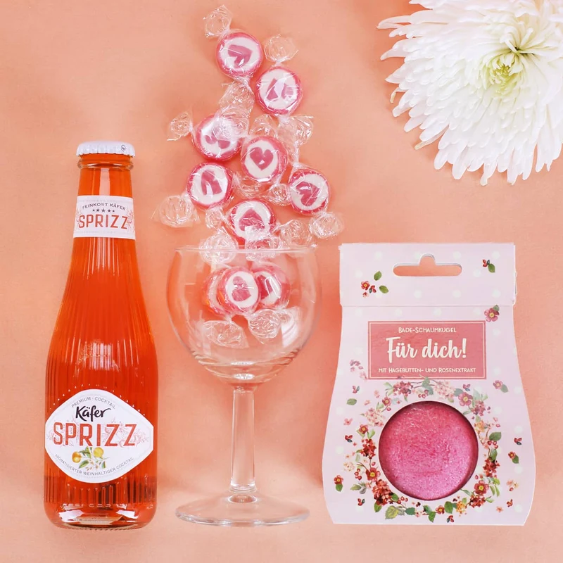 Glück ist eine Mama wie Dich zu haben - Geschenkkörbe mit verschiedenen Füllungen