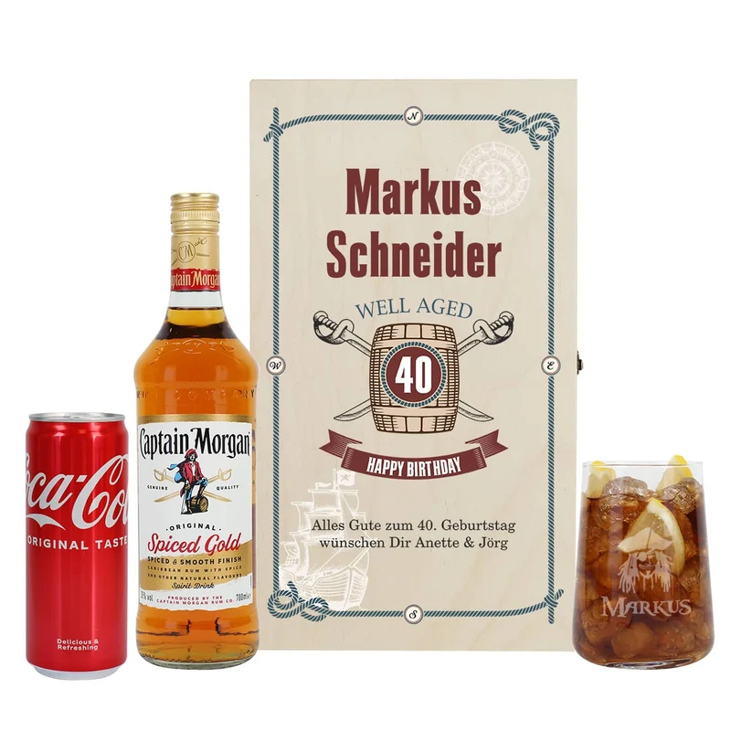 Captain Morgan Geschenkset zum Geburtstag
