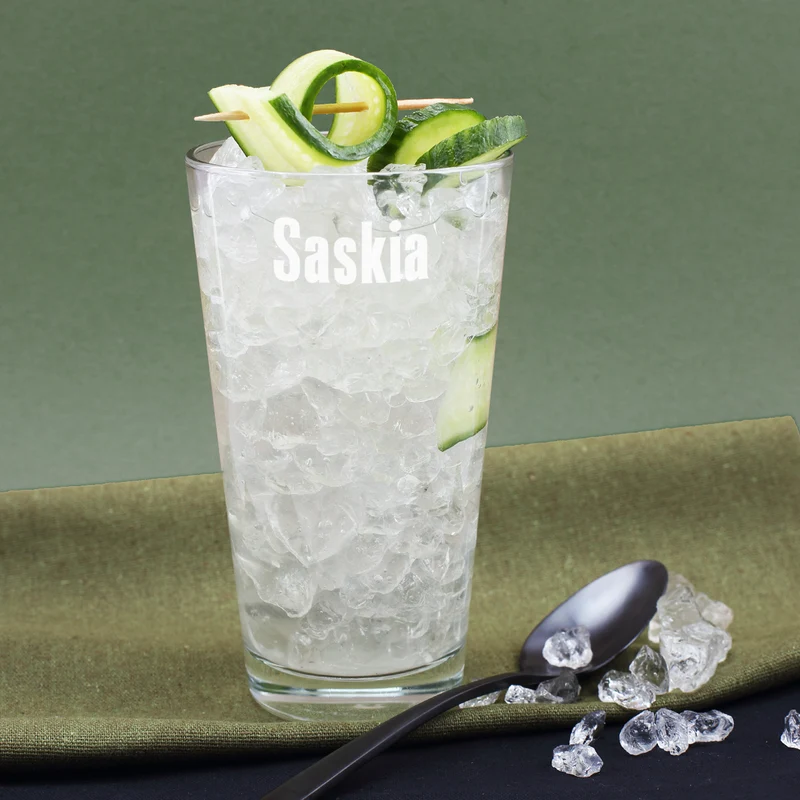 GINgle bells - Geschenkset zu Weihnachten mit Gin, Tonic und graviertem Glas