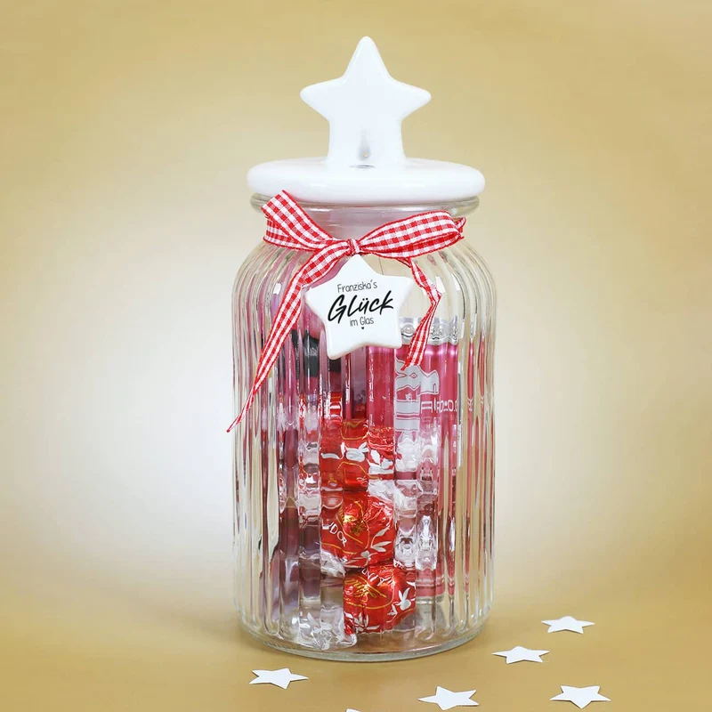 Geschenkset für Frauen - Glück im Glas - in 2 verschiedenen Größen