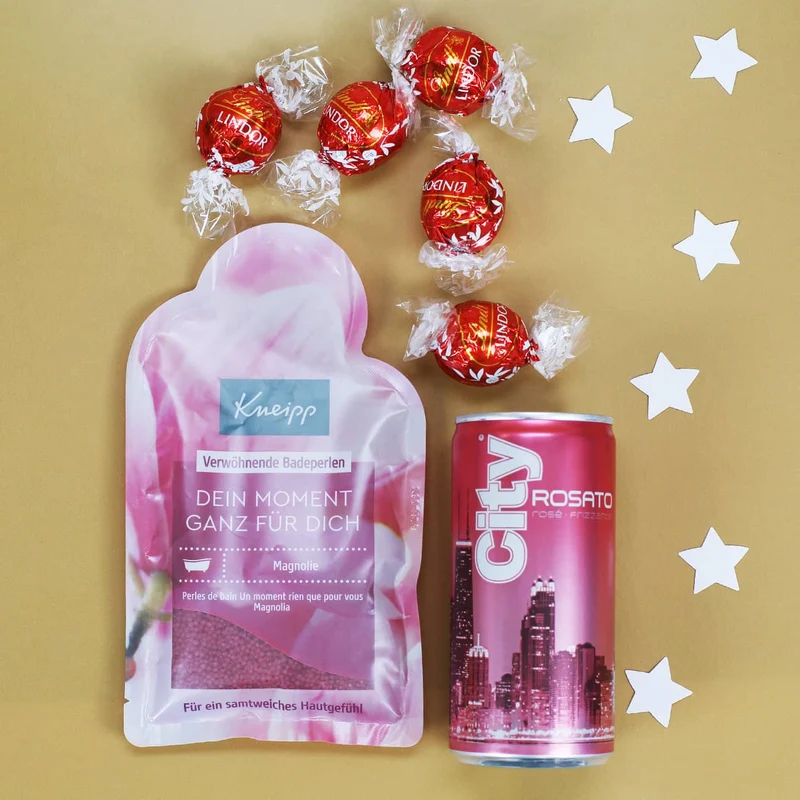 Geschenkset für Frauen - Glück im Glas - in 2 verschiedenen Größen