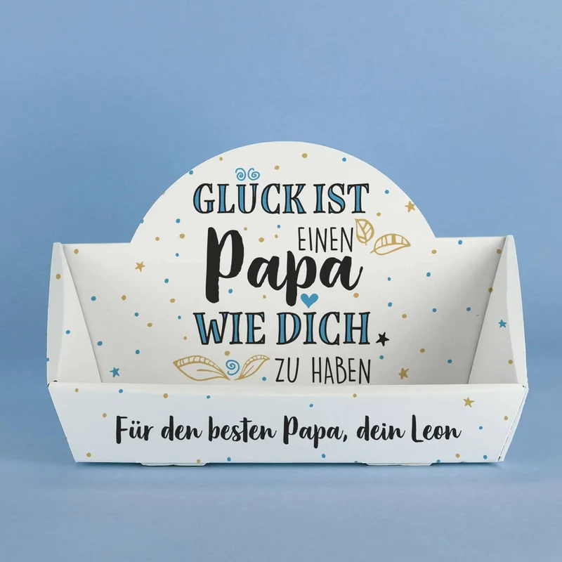 Persönlicher Geschenkkorb für den besten Papa - mit verschiedenen Füllungen