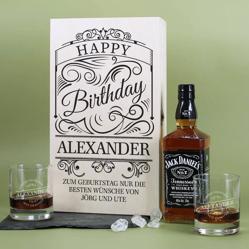 Happy Birthday - Jack Daniel's Geschenkset zum Geburtstag