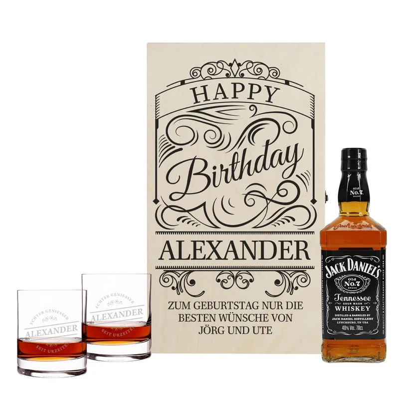Happy Birthday - Jack Daniel's Geschenkset zum Geburtstag
