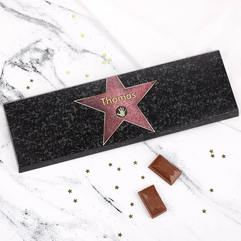 Star des Tages - Geburtstagsgeschenk mit Asbach Uralt, Glas und Schokolade