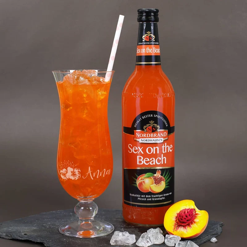 Cocktail-Set mit graviertem Glas in persönlicher Verpackung
