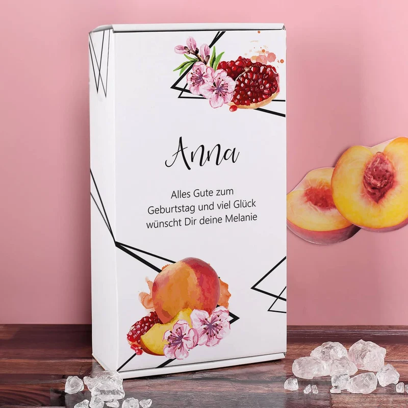 Cocktail-Set mit graviertem Glas in persönlicher Verpackung