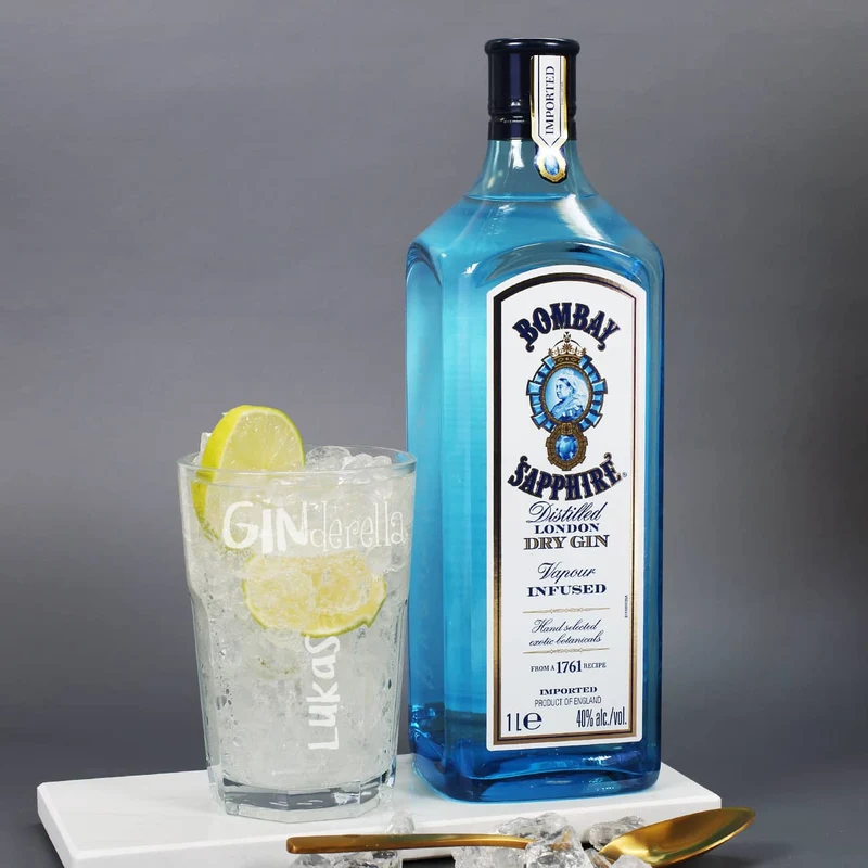 GINderella - Bombay Gin Geschenkset mit Glas und Box