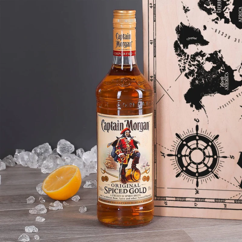 Rum-Set mit Captain Motiv
