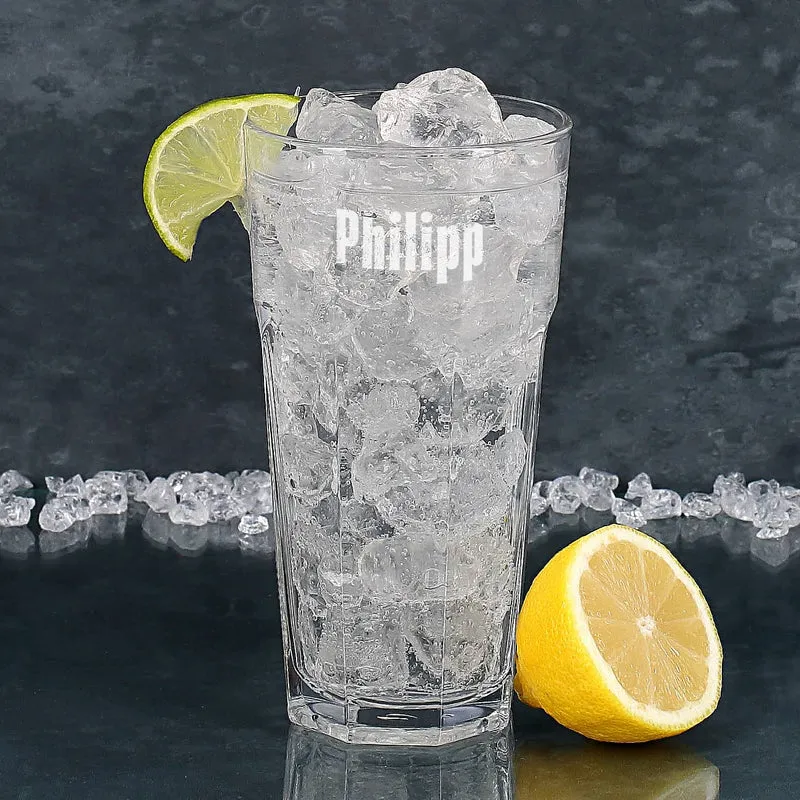 Wuestefeld Gin mit graviertem Gin-Glas in bedruckter Geschenkverpackung für be-gin-liche Weihnachten