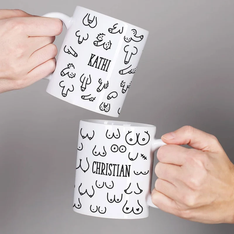 Busentasse und Penistasse im Set