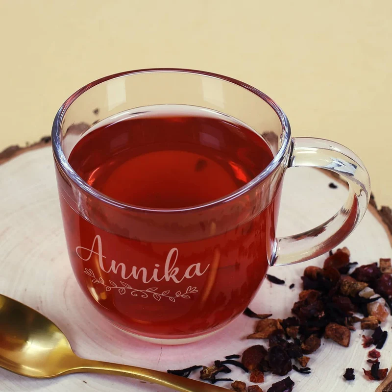 Kuschelige Winterzeit - Geschenkset mit Tee, Teeglas und Badekugel