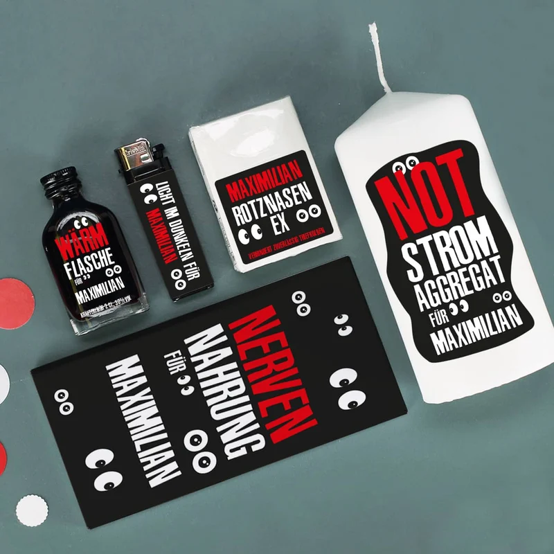 Blackout Notfallbox als Scherzgeschenk