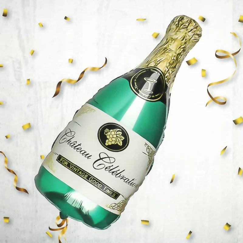 Folien-Ballon - Sektflasche