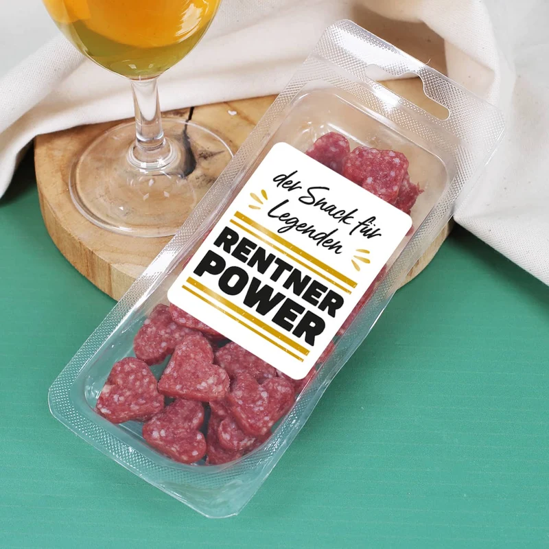 Legende in Rente - Geschenkset zum Ruhestand mit Bier, Glas und Snack