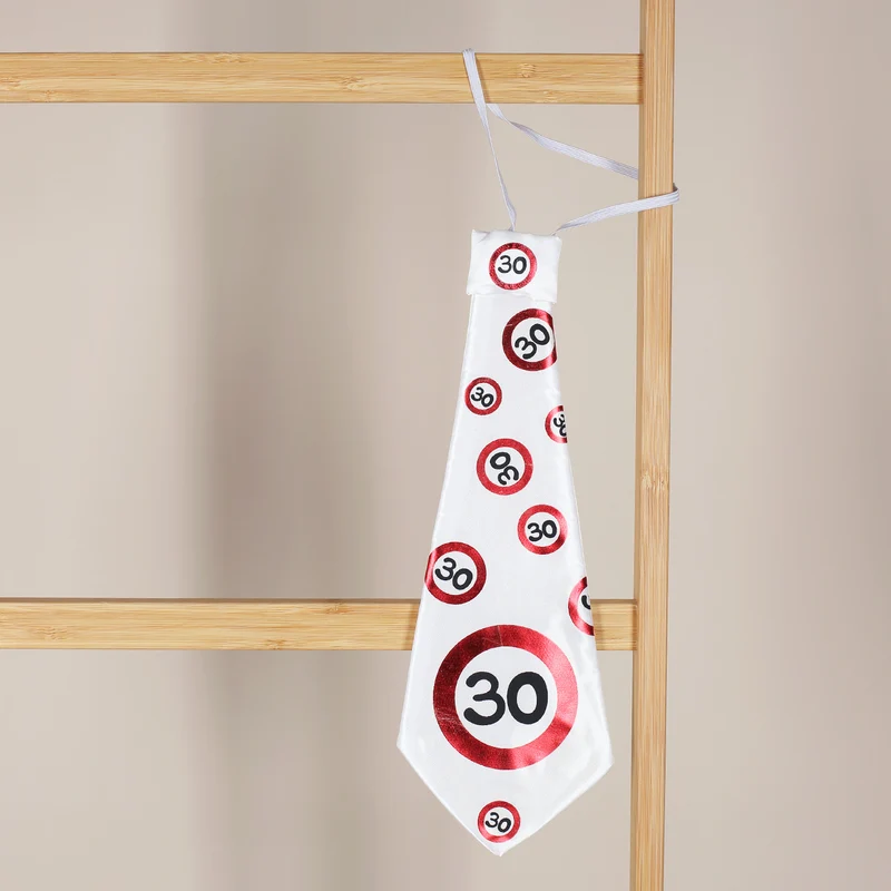 Krawatte Verkehrszeichen zum runden Geburtstag
