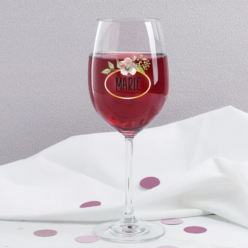 Schön, war es mit dir - Weingeschenkset zum Abschied mit Biorebe Wein, Glas und Geschenkbox