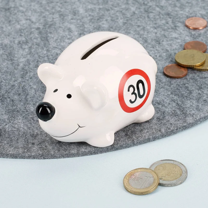 Kleine Spar - Maus zum 30. Geburtstag