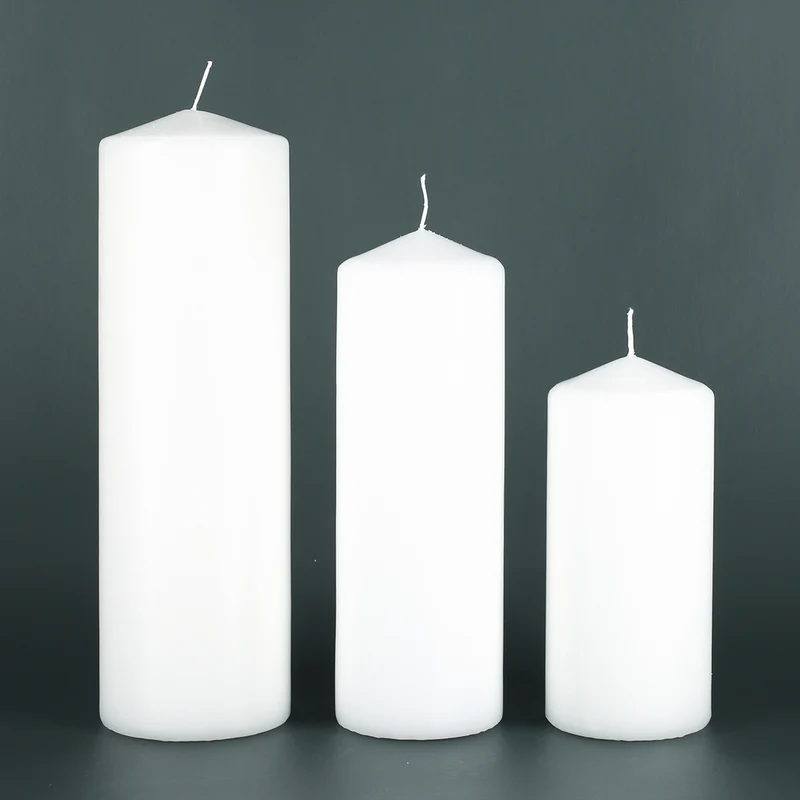 Taufkerze Lebensbaum mit passender Patenkerze in Rosa