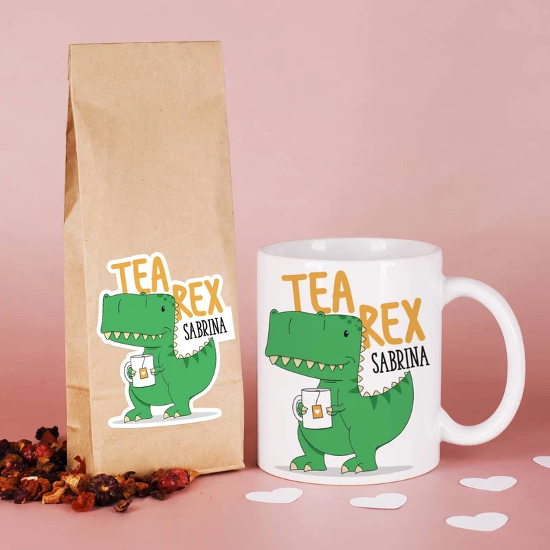 Tea-Rex - Tee-Geschenkset mit T-Rex Motiv