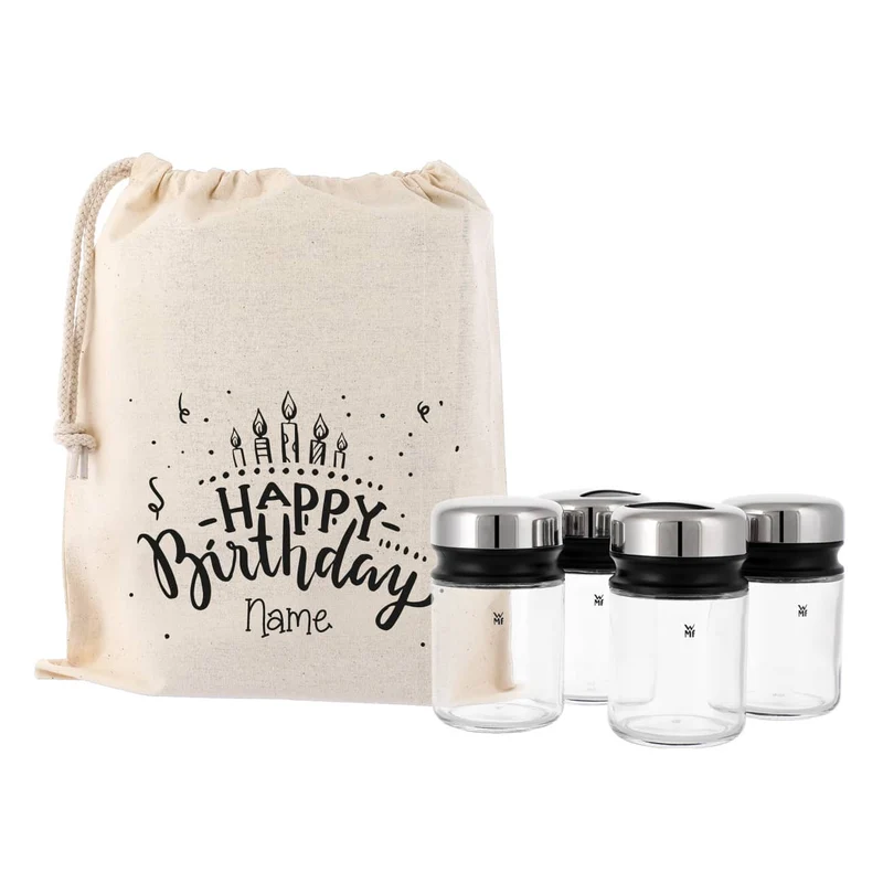WMF Gewürzstreuer zum Geburtstag mit passendem Geschenksack