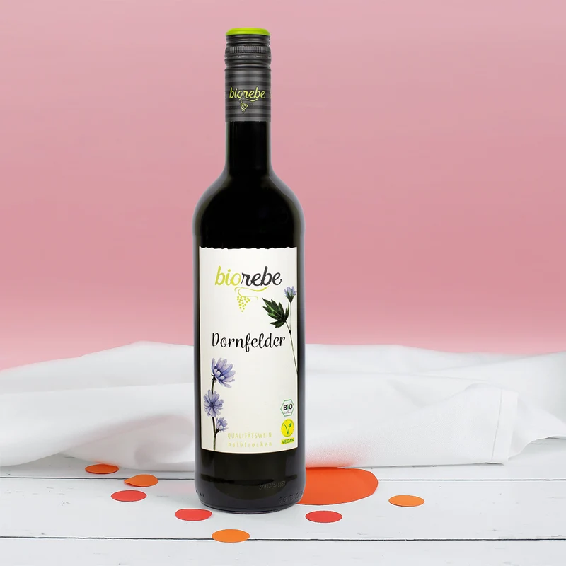 Biorebe Wein Geschenkset zu Weihnachten mit Weinglas in Geschenkbox | Weihnachtsgeschenk