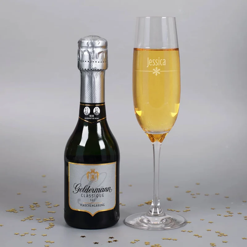 Flamazing Christmas Geschenkset mit Sekt und Sektglas | Geldermann Flaschengärung