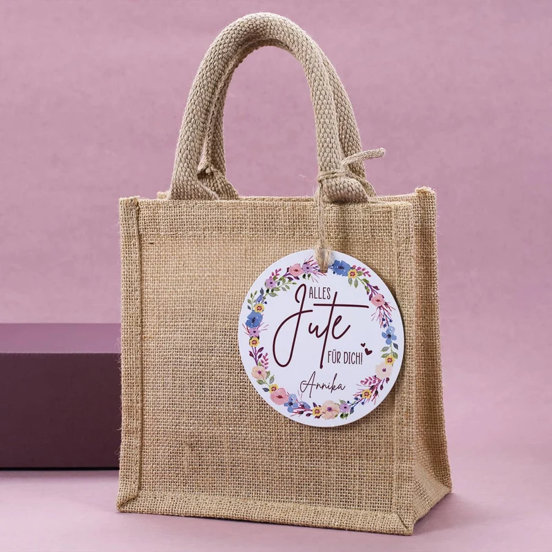 Alles Jute für Dich! - Wein Geschenkset in Jutetüte