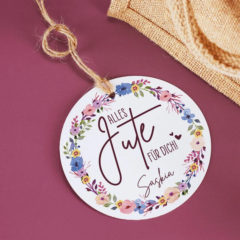 Alles Jute für Dich! - Wein Geschenkset in Jutetüte