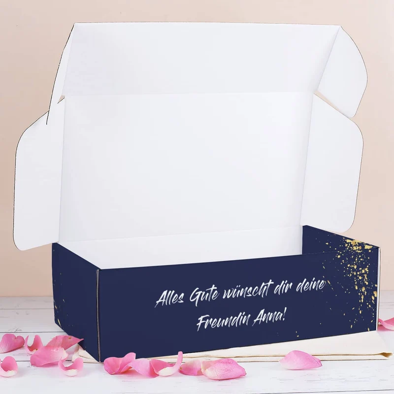 Geschenkset mit Sekt und Sektglas in einer bedruckten Verpackung | Geldermann Flaschengärung