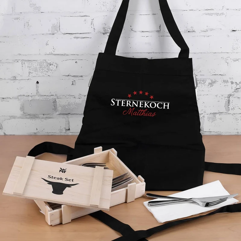 WMF Steak Set mit persönlicher Sternekoch Schürze
