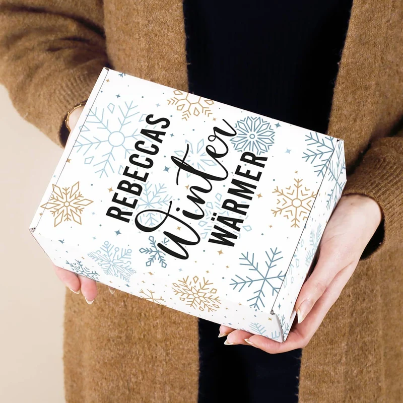 Winterwärmer Geschenkset mit Tee, Tasse und Duftkerze