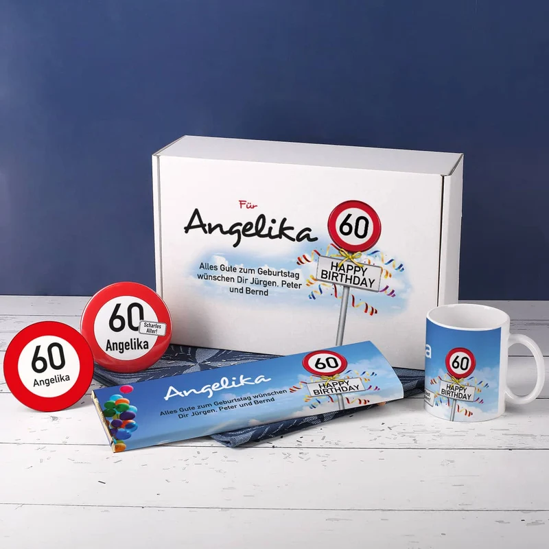 Geschenkbox zum 60. Geburtstag