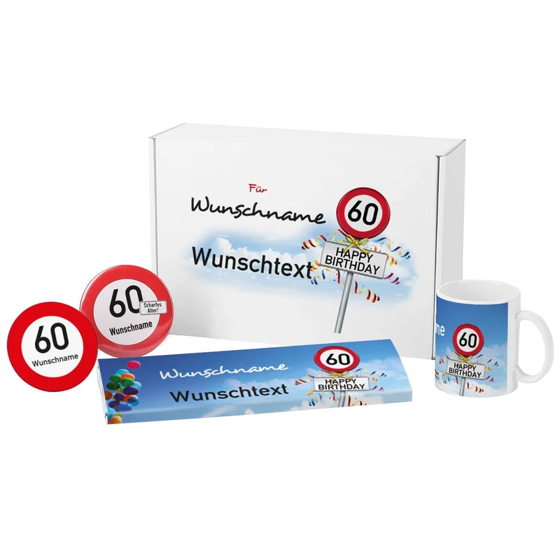 Geschenkbox zum 60. Geburtstag