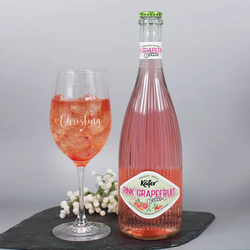 Wie schön, dass es Dich gibt. - Fruchtsecco Geschenkset in zwei Varianten
