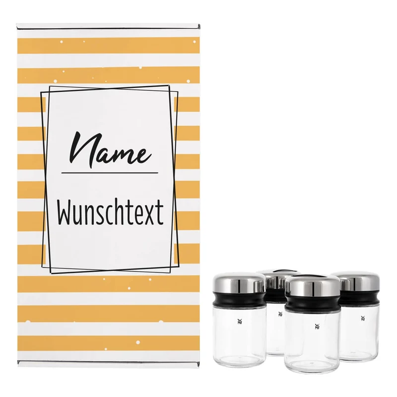 WMF Gewürzstreuer 4er Set in persönlicher Geschenkverpackung