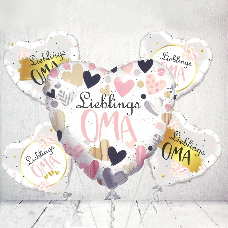 Lieblings-Oma Folien-Ballon-Set 5-teilig