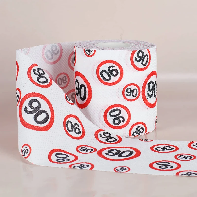 bedrucktes Klopapier Achtung 90