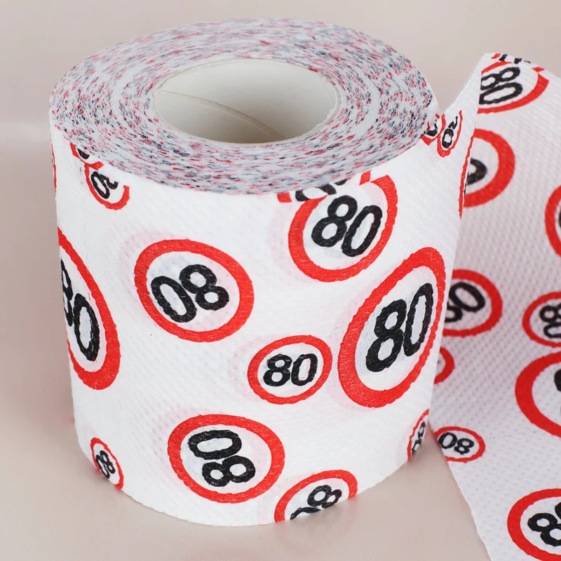 bedrucktes Klopapier Achtung 80
