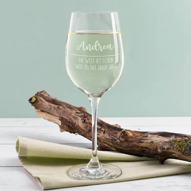 Biorebe Wein-Set zum Muttertag mit Wunschname und persönlichem Text