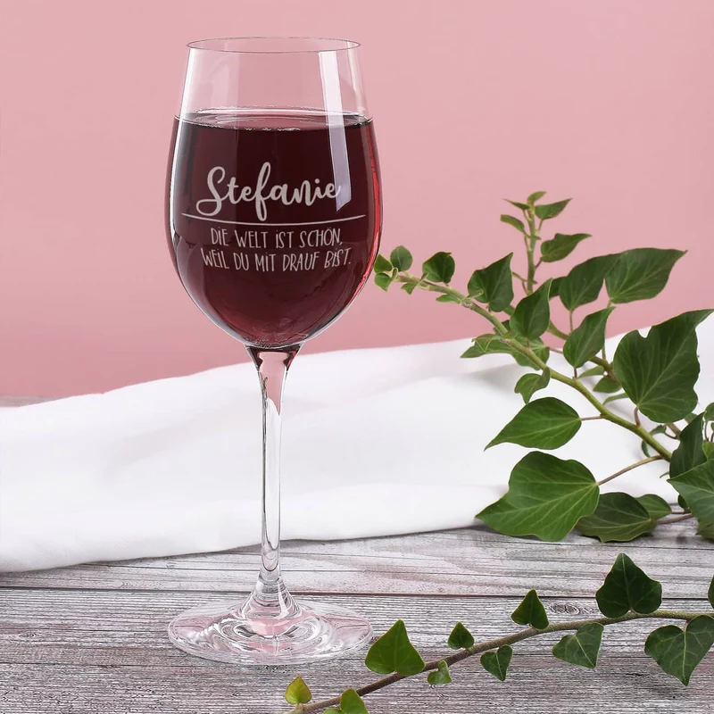 Biorebe Wein-Set zum Muttertag mit Wunschname und persönlichem Text