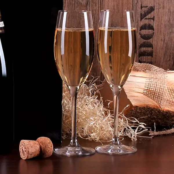 Edles Champagnerset mit Gravur zum Geburtstag