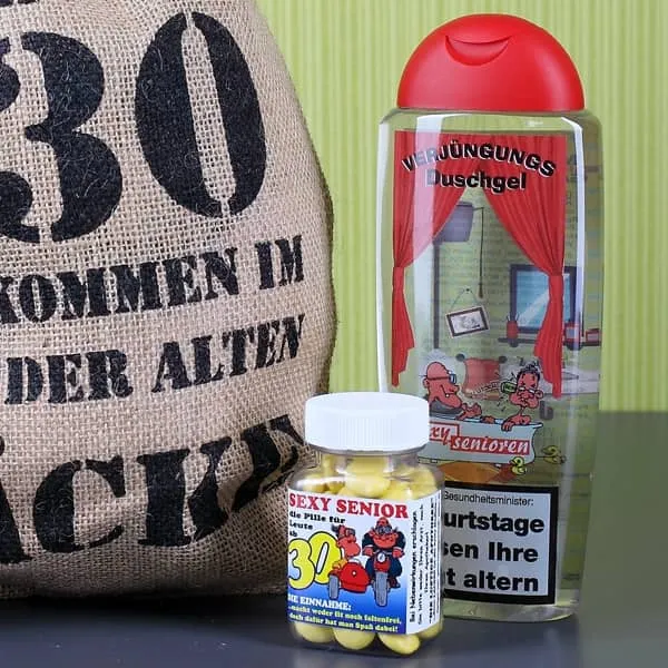 Geburtstagsgeschenk Set 30 (4-Teilig)