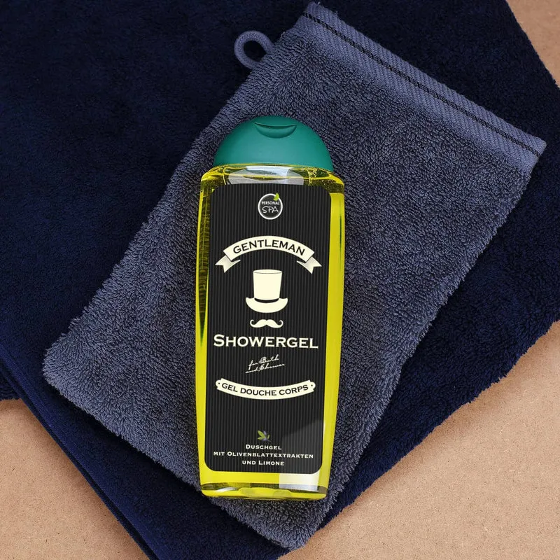 Gentleman - Wellnesspack mit Handtuch und Duschgel in Geschenkbox