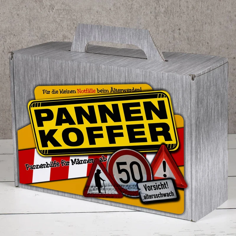 Pannenkoffer für den Mann ab 50