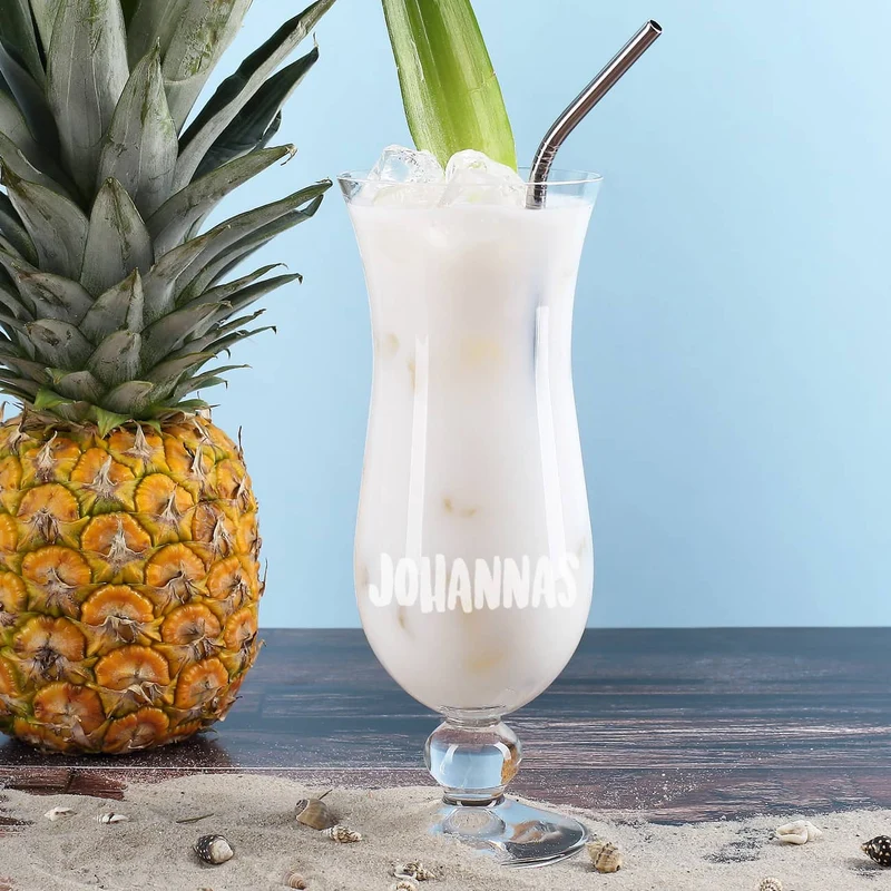 Schneemannsuppe - Pina Colada Geschenkset mit Ihrem Wunschnamen